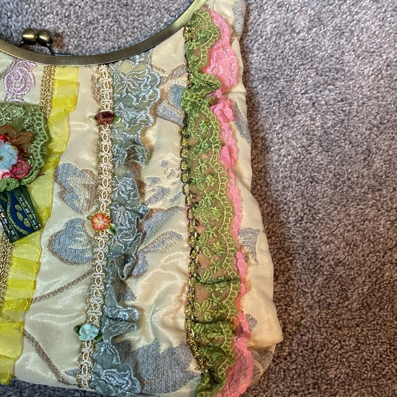 Ziba The Collection Vintage Purse Handbag Kiss Lock Unique - Picture 3 of 16